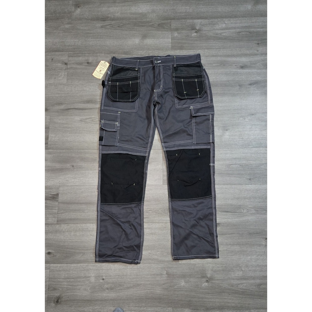 Utility Carpenter Cargo Work Pant Construction Heavy-Duty Work Trousers 36x32(38